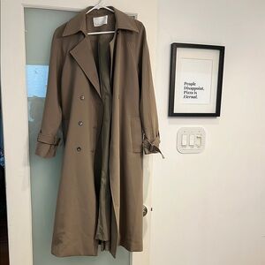Beige oak and fort xs Trench Coat
